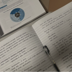 Pen and notebook