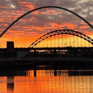 Quayside at sunset