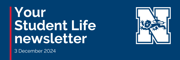 Your Student Life newsletter 3 December 2024