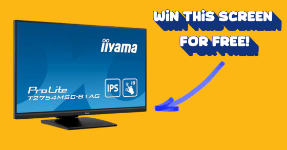 Win this iiyama ProLite 27” touch screen monitor for free!