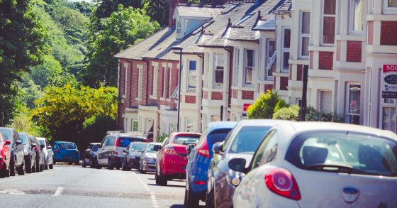 Urban street in Newcastle 